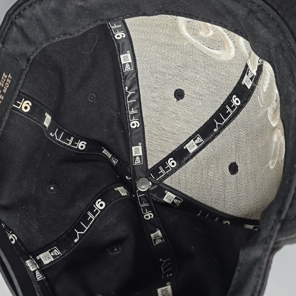 New Era 9Fifty Black snapback Raise cap Men's OSFA - Picture 8 of 16